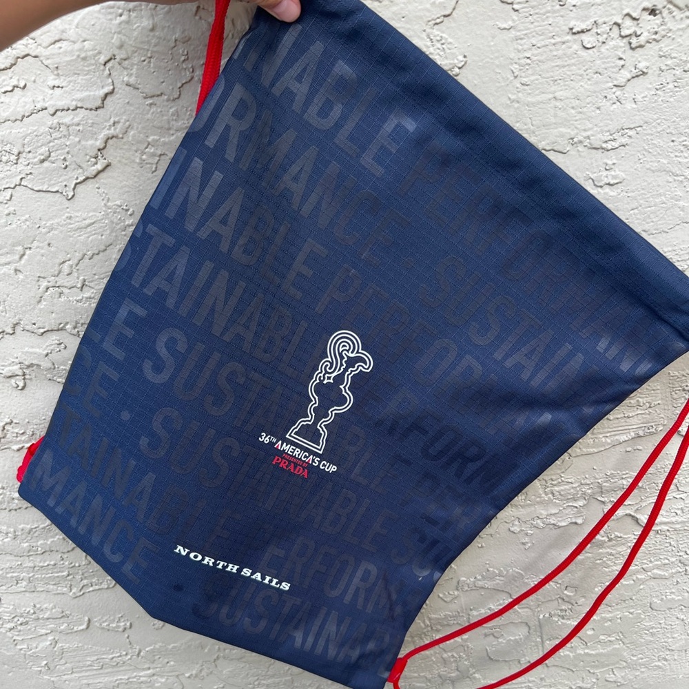 North Sails X Prada  36th America's Cup Drawstring Backpack